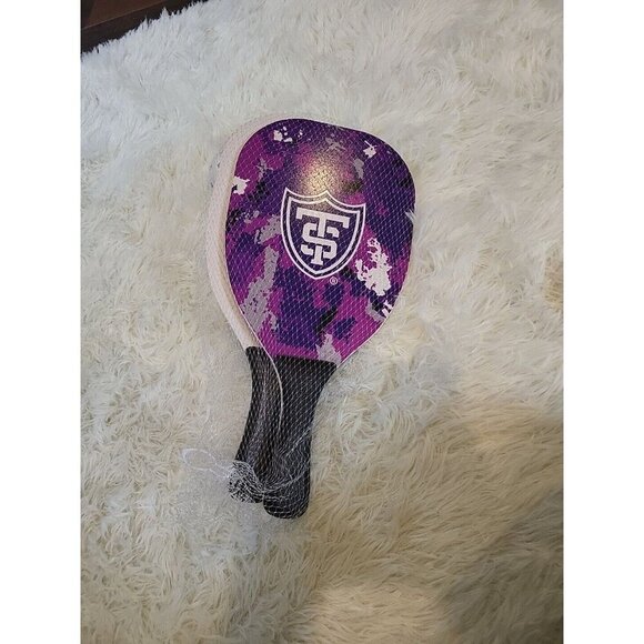 Pickleball Paddle Set Of Two Paddles And Two Balls University Of St. Thomas New - Picture 2 of 5